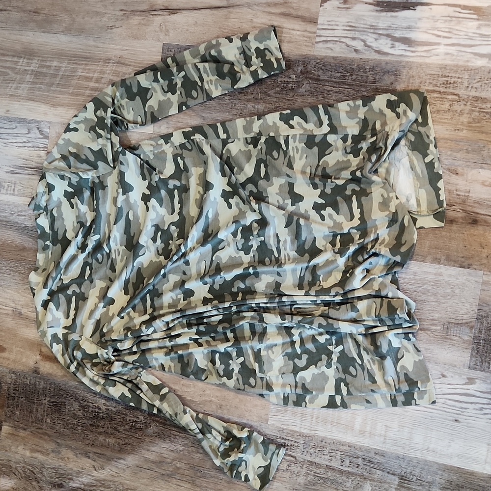 Tickled Teal Camo Cardigan - Picture 5 of 6